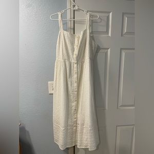 J. Crew Eyelet Midi dress